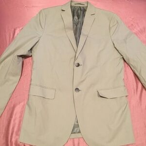 Men's Theory Jacket Blazer Beige Tan Sports Coat SZ 38